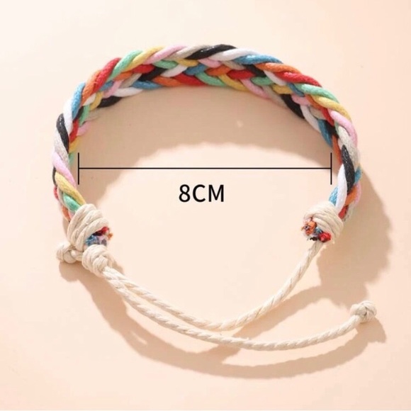 🎉LAST ONE🎉Boho woven braided adjustable bracelet - Picture 3 of 4